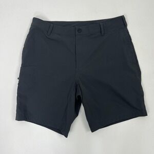 The North Face Mens 34 Dark‎ Gray Shorts 9" Inseam Zip Pockets Hiking Camping